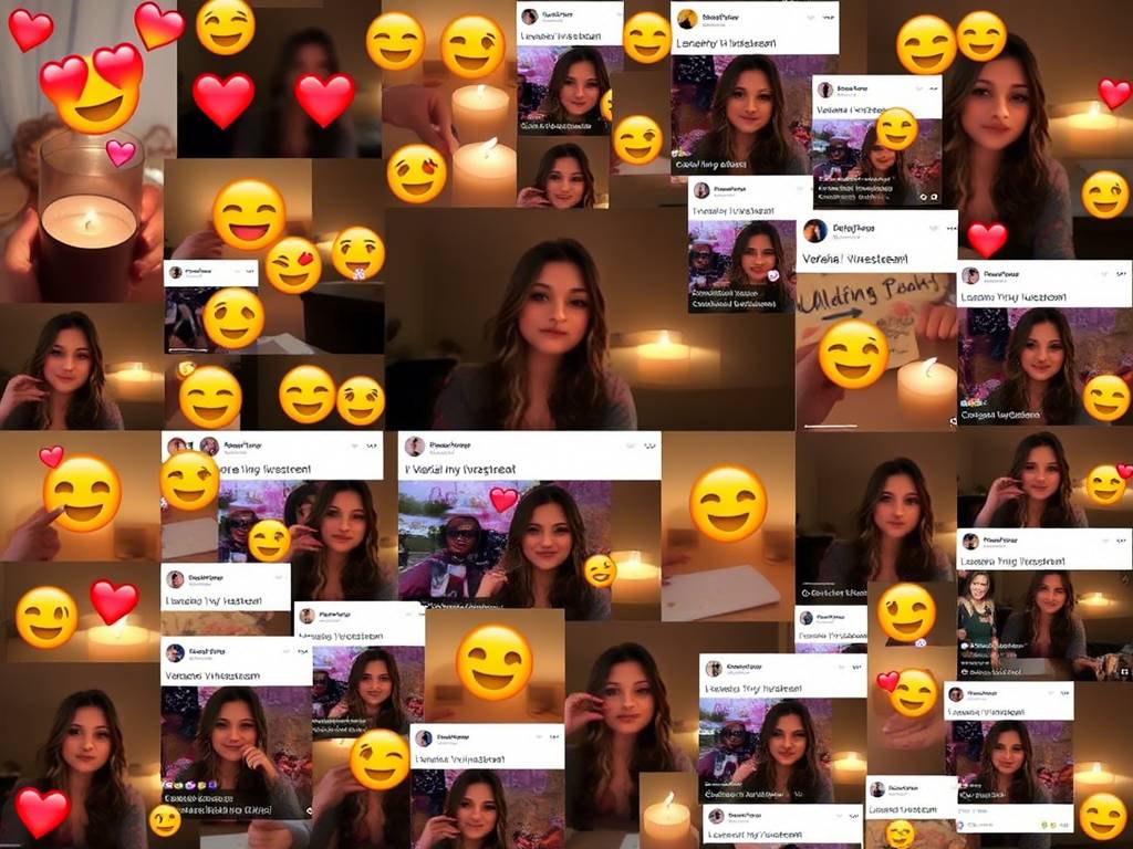 social media posts from Valerias followers