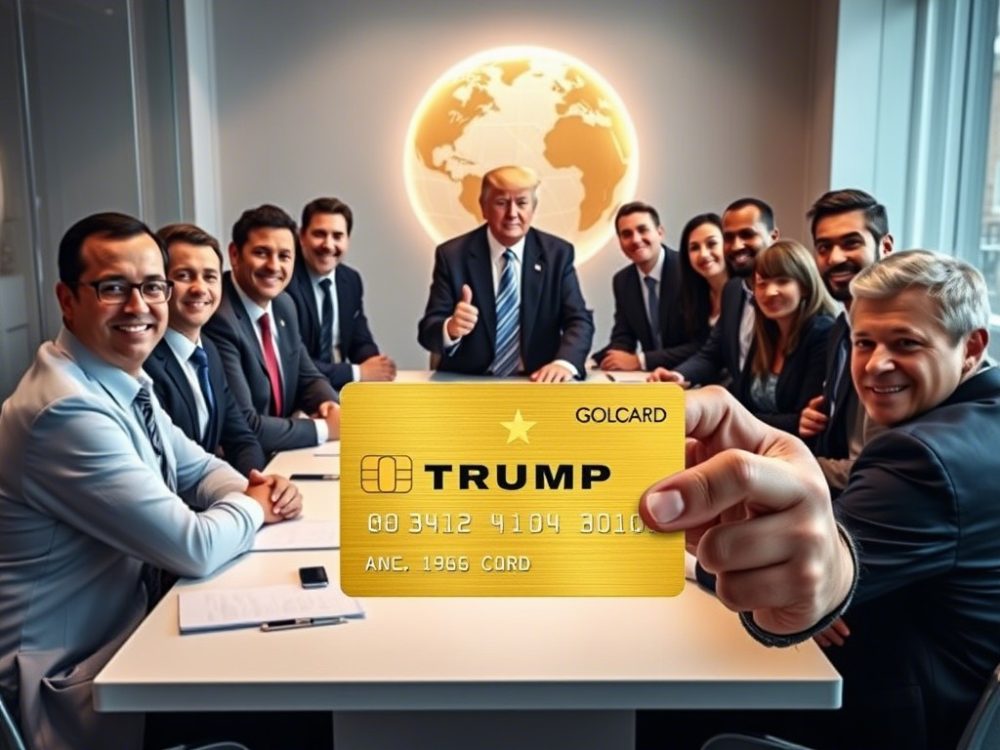 Trump Gold Card to business leaders
