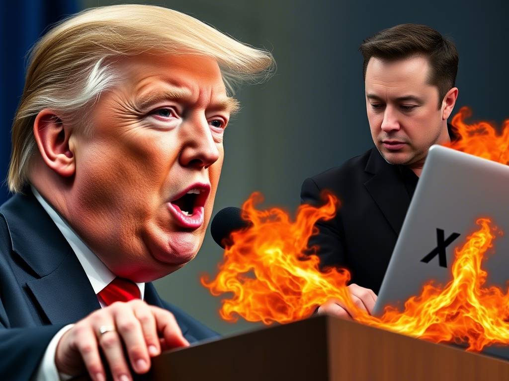 Trump vs. Musk: The Explosive Feud Over Politics, Epstein Files & Tax Bills 3 Trump speaking